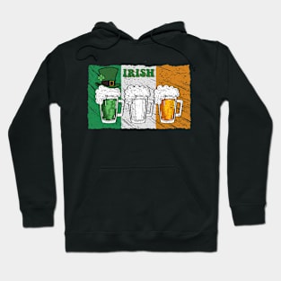 Ireland Flag Irish St Patricks Day Hoodie